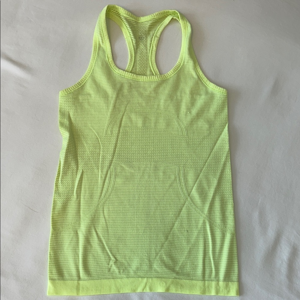 Lululemon Athletica Lime Green Tank Top